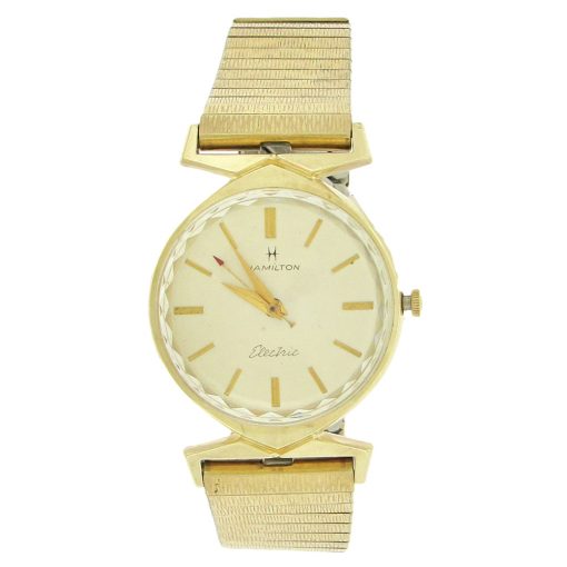 Gold-Filled Hamilton Lord Lancaster Electric Wristwatch, Circa 1967 - Image 2