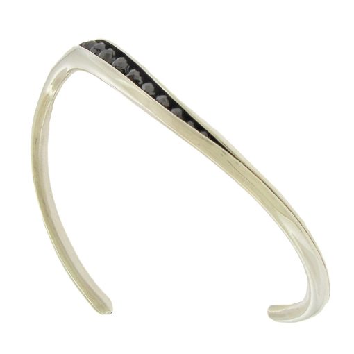 Timo Krapf: Black Diamond Wave Bracelet - Image 2