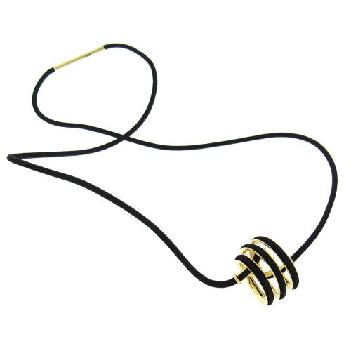 Timo Krapf: 18K Gold Fisherman's Knot Pendant Necklace - Image 4