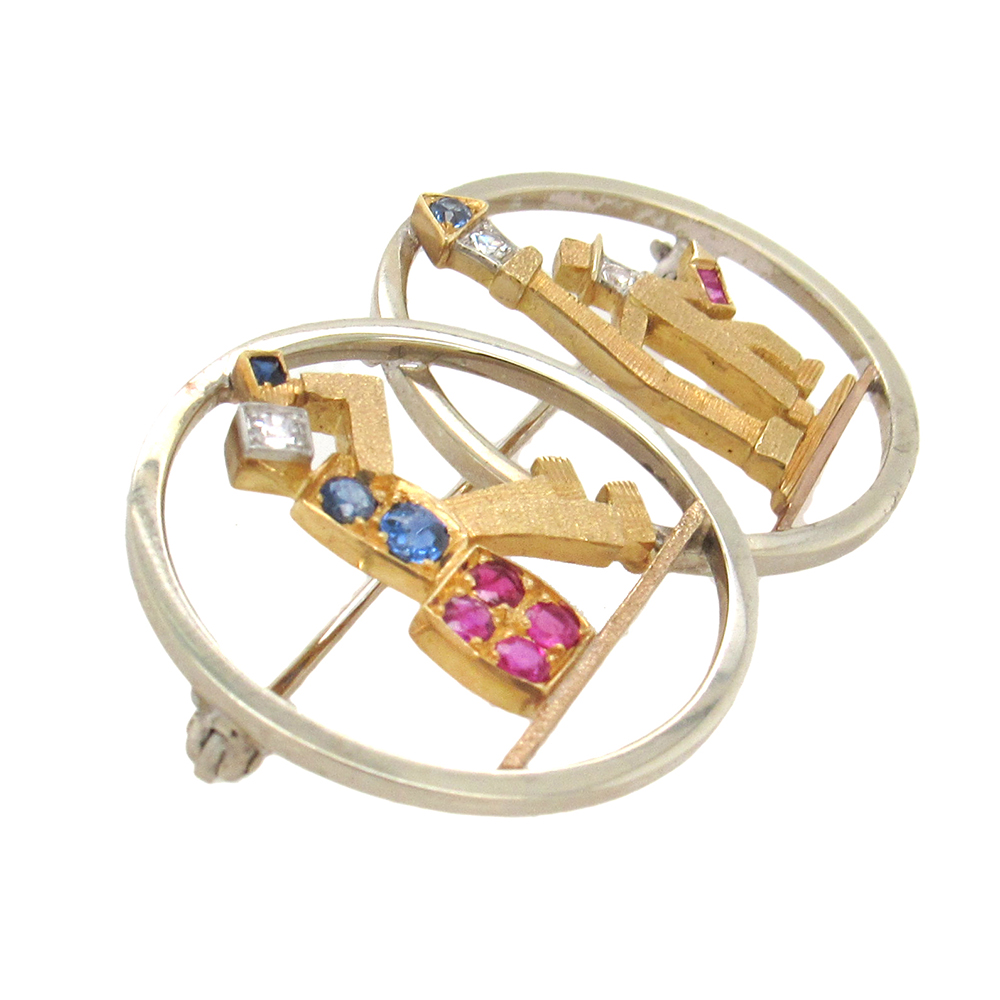 'On The Town' Brooch, Circa 1970's - Image 3