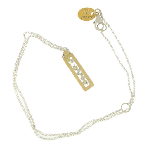 Belle Brooke: Sol Rectangular Diamond Pendant - Image 4