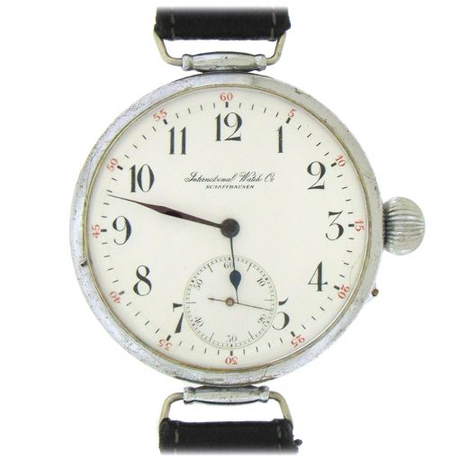 Oversize IWC Steel Wristwatch