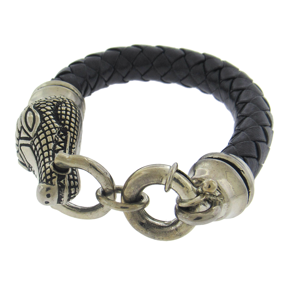 Bruce Cabot: Alligator & Leather Bracelet - Image 3