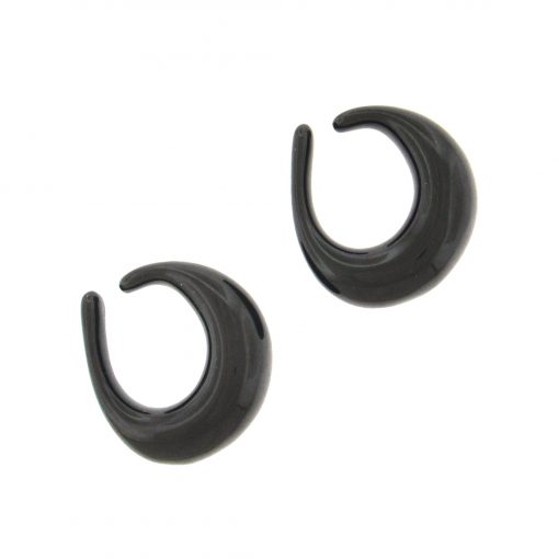 Les Boucles de Baccarat Black Crystal Ear Cuffs - Image 3