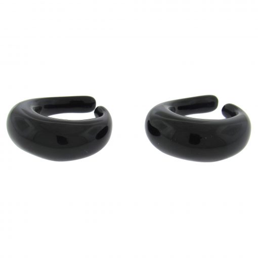 Les Boucles de Baccarat Black Crystal Ear Cuffs - Image 5
