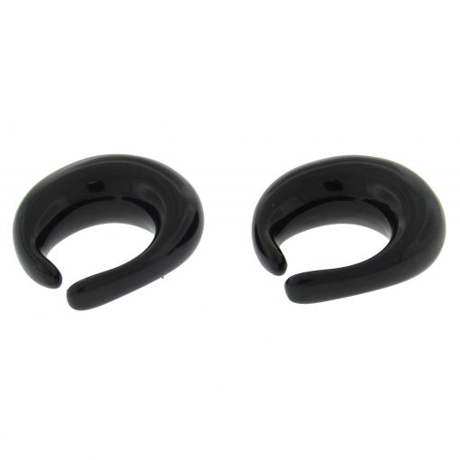 Les Boucles de Baccarat Black Crystal Ear Cuffs - Image 6