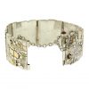 Earl Pardon: Sterling 14K Wide Panel Bracelet - Image 6