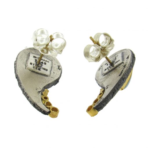Michael Jensen: Aquamarine Diamond Earrings - Image 5