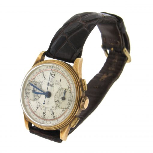 Vintage 14K Swiss Chronograph - Image 4