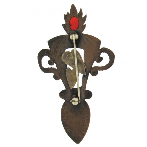 Pat Garrett: Carnelian Agate Brooch 1991 - Image 2