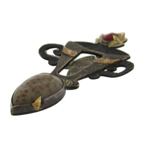 Pat Garrett: Carnelian Agate Brooch 1991 - Image 3