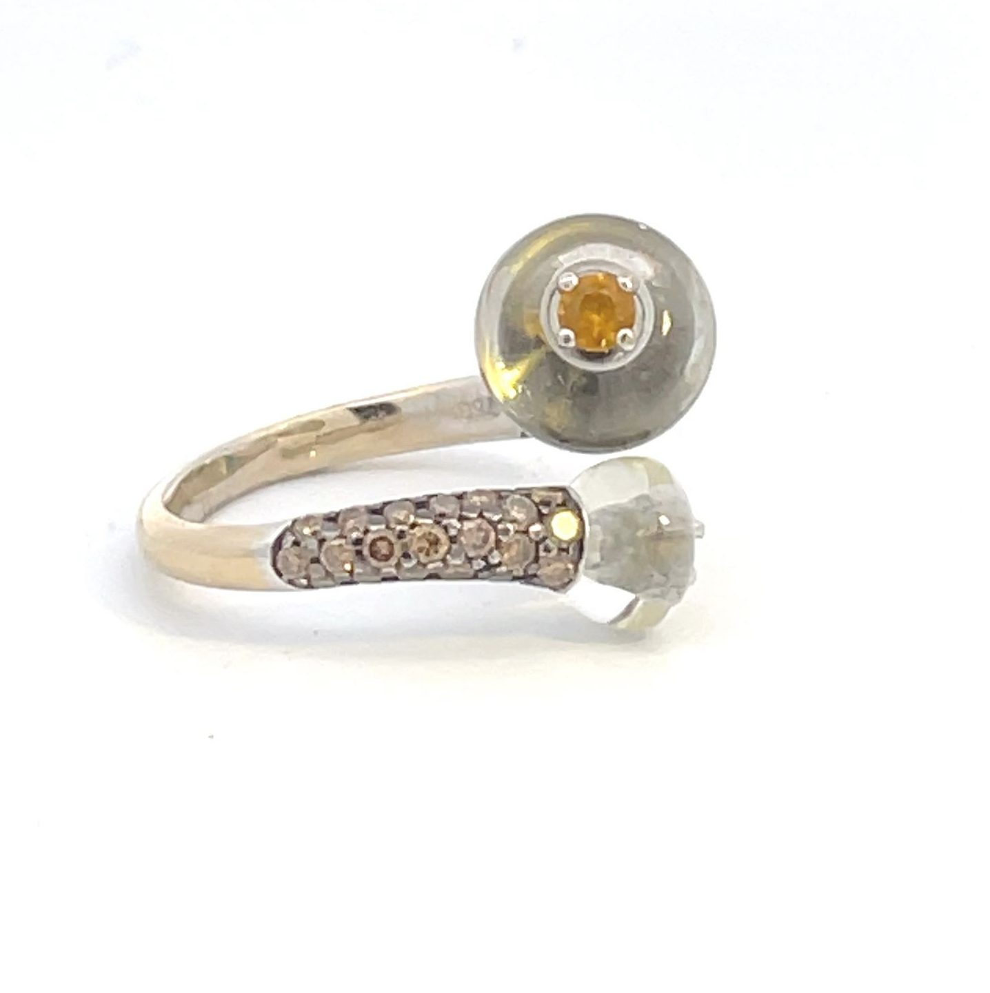 Sapphire and Diamond 'Blossom' Ring