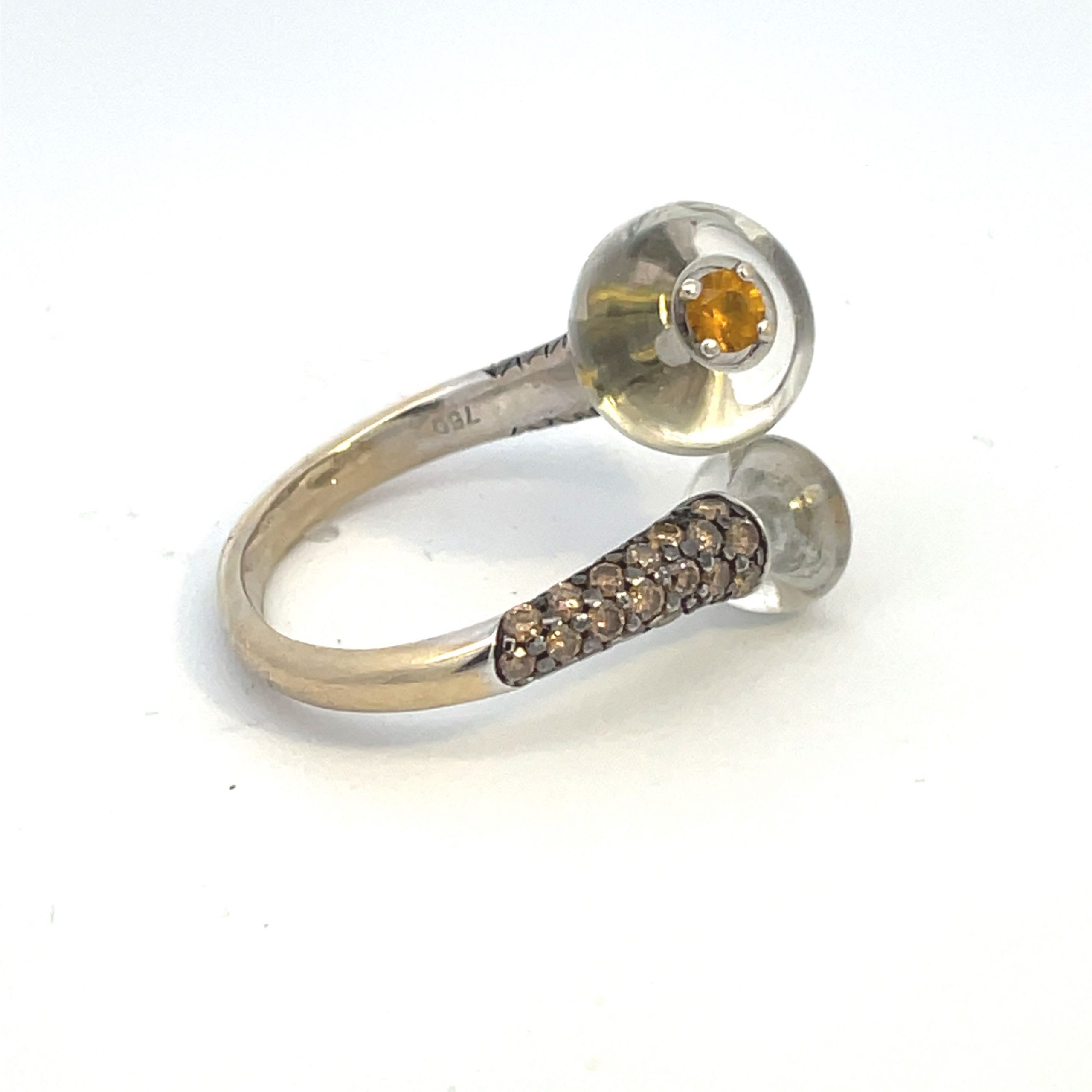 Sapphire and Diamond 'Blossom' Ring - Image 6