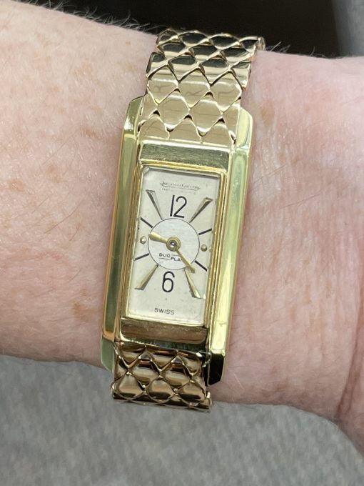Rare Jaeger LeCoultre Duo-Plan Bracelet Watch - Image 2