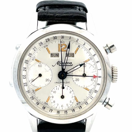 Stainless Steel Triple Date Calendar Chronograph - Image 5