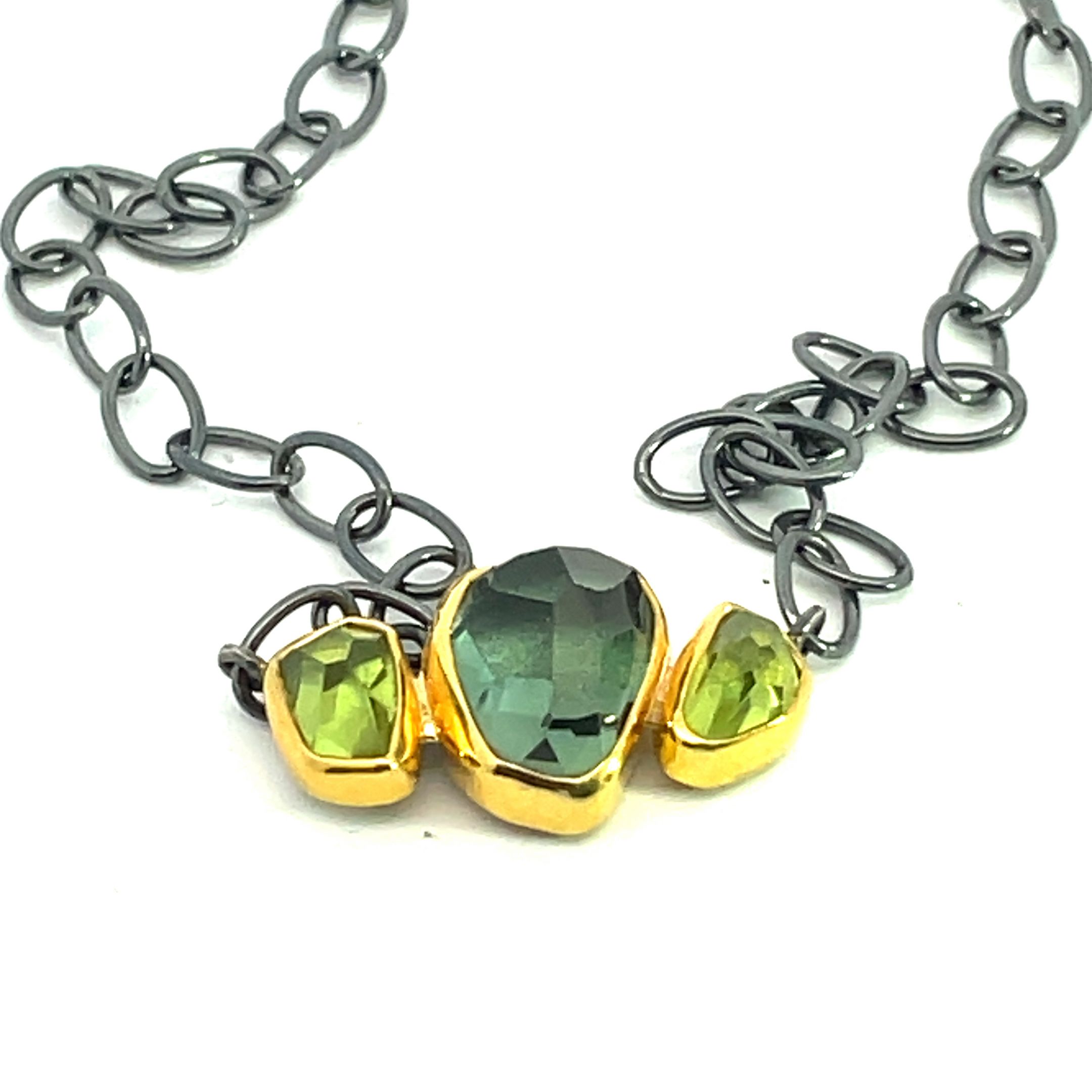 Margoni Studio: Peridot Green Amethyst Necklace - Image 5