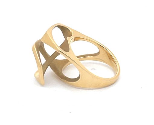 Abstract Sculptural Ring, Circa 1980's