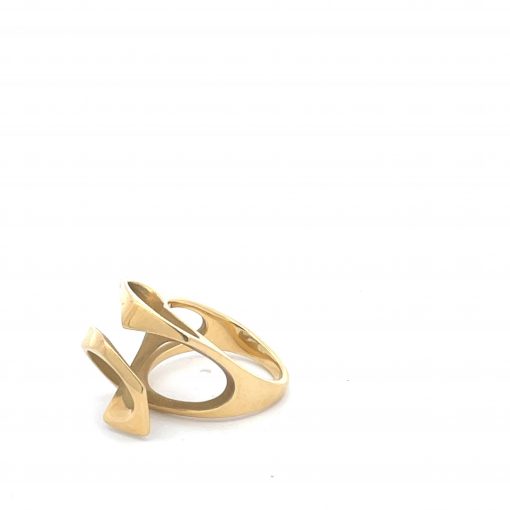 Abstract Sculptural Ring, Circa 1980's - Image 5