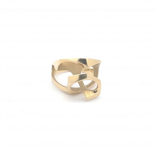 Abstract Sculptural Ring, Circa 1980's - Image 3