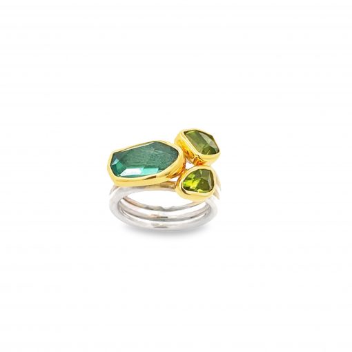 Margoni Studio: Tourmaline Cluster Ring - Image 2