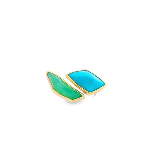 Margoni Studio: Turquoise & Chrysoprase Ring - Image 7