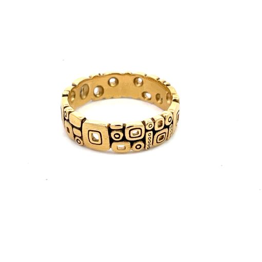 Alex Sepkus: 18K 'Little Windows' Ring - Image 3