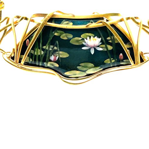 Larissa Podgoretz: 'Water Lilies' Necklace - Image 7