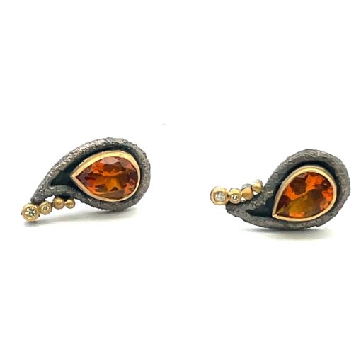 Michael Jensen: Golden Citrine Earrings