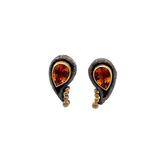 Michael Jensen: Golden Citrine Earrings - Image 4