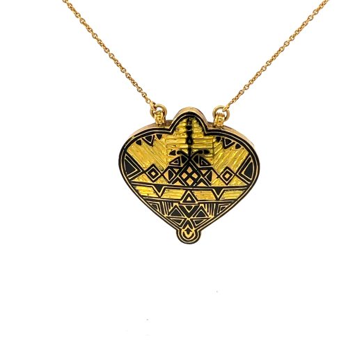 Estate Moghul-Style Diamond Emerald Necklace - Image 4