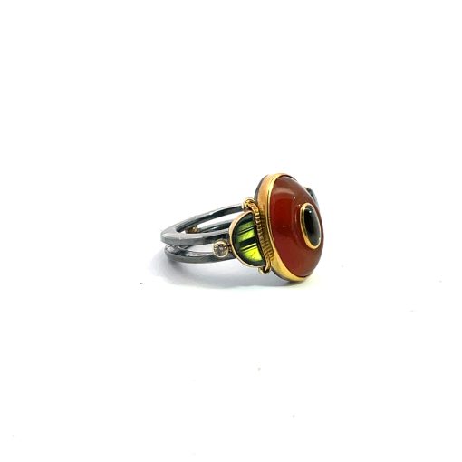 Michael Boyd: Opal Black Sapphire Ring - Image 2