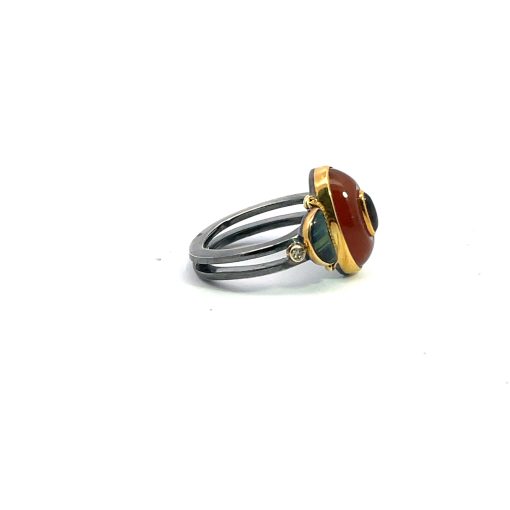 Michael Boyd: Opal Black Sapphire Ring - Image 3