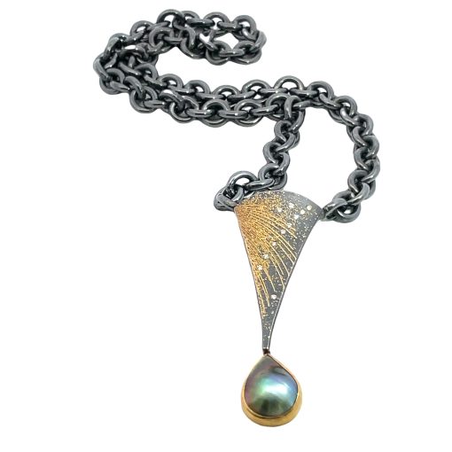 Atelier Zobel: Oxidized Sterling Vario Tip Chain, 16.5L - Image 4
