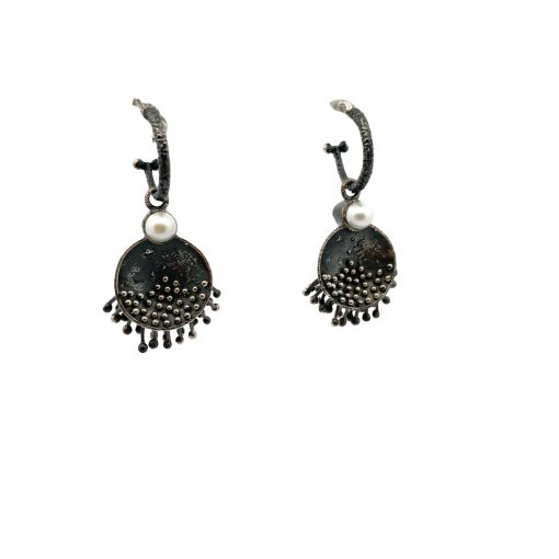 So Young Park: Reversible Pearl Day/Night Earrings - Image 3
