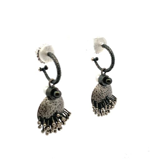 So Young Park: Reversible Pearl Day/Night Earrings - Image 5