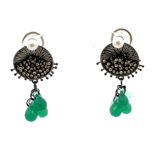So Young Park: Briolette Drop Earrings - Image 4