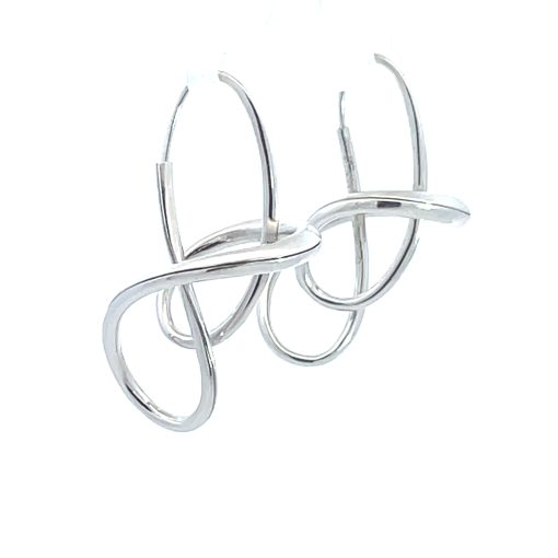 Michael Good: Platinum AntiClastic Raised Earrings - Image 2