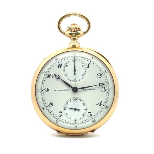 18K Patek Philippe Chronograph Pocket Watch - Image 2