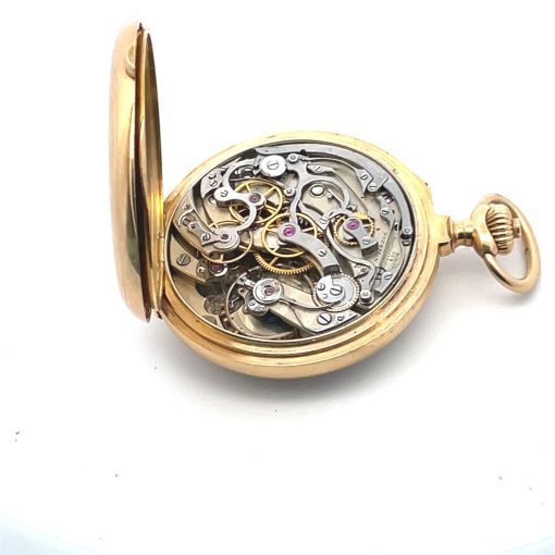 18K Patek Philippe Chronograph Pocket Watch - Image 4