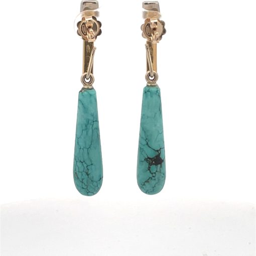 Marco Borghesi: Turquoise Drop Earrings - Image 3