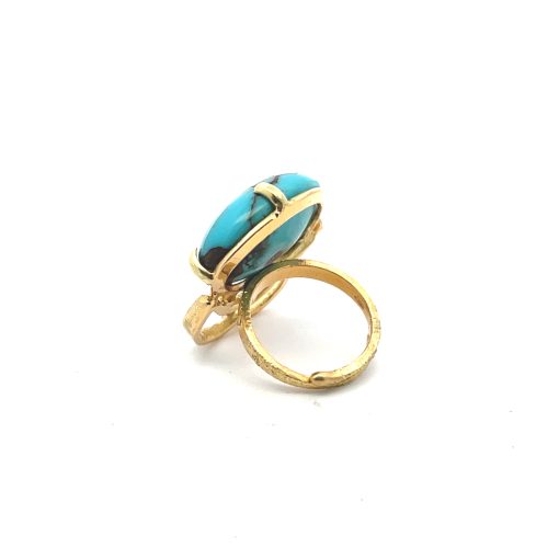 Marco Borghesi: Turquoise Cocktail Ring - Image 3