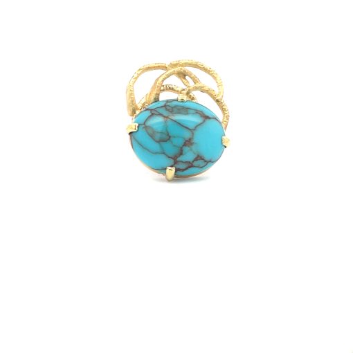 Marco Borghesi: Turquoise Cocktail Ring - Image 4