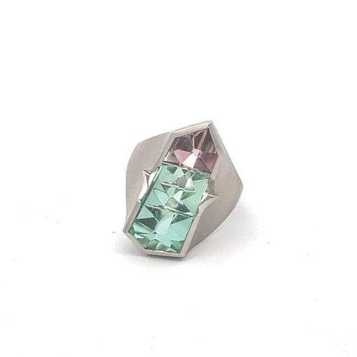 Philipp Munsteiner:  Bi-Color Tourmaline Ring - Image 2