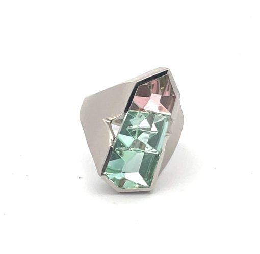 Philipp Munsteiner:  Bi-Color Tourmaline Ring