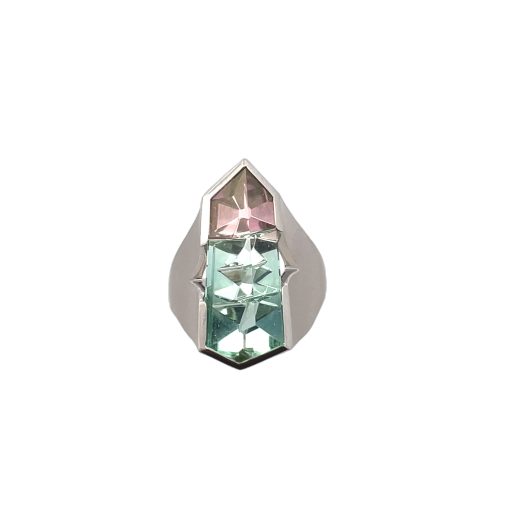 Philipp Munsteiner:  Bi-Color Tourmaline Ring - Image 6