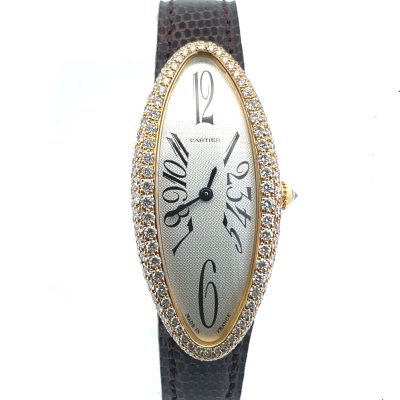 18K Diamond Cartier Ltd.Ed. Baignoire Allongée, Circa 1990's
