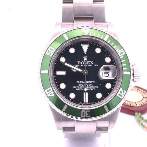 Stainless Steel Rolex Submariner Ref. 11610LV 'Kermit', B&P - Image 5
