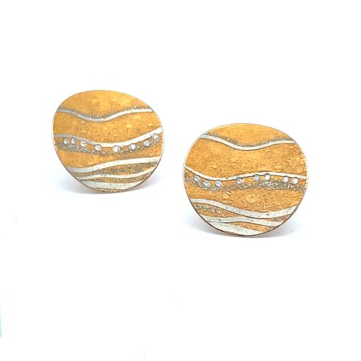 Atelier Zobel: Diamond Wave Earrings - Image 3