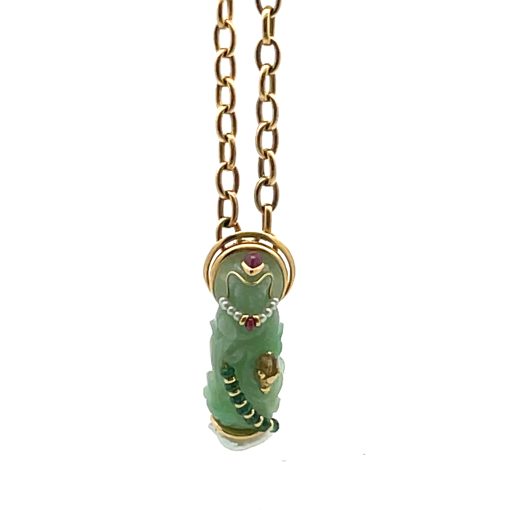 Jadeite Buddha Pendant - Image 2