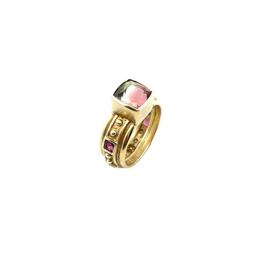 14K Bicolor Tourmaline Ring - Image 5